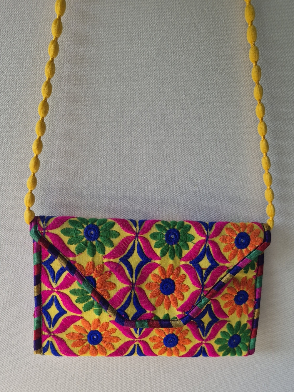Bright Bohemian Crossbody Clutch